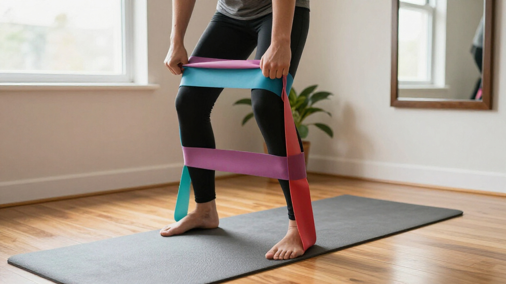compact resistance bands for beginners