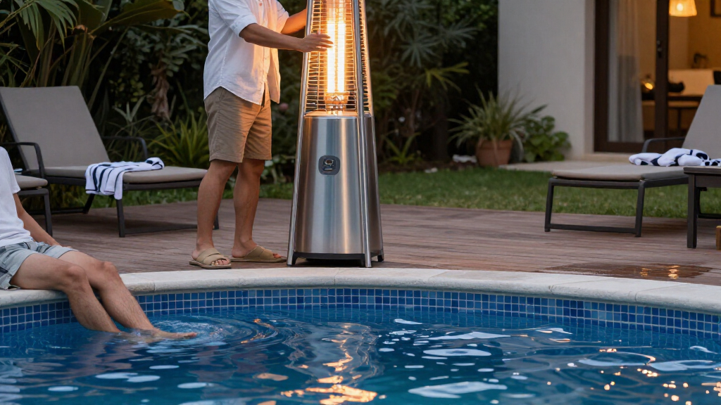 poolside outdoor heaters