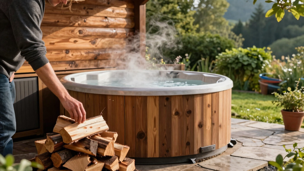 wood fired hot tub heaters