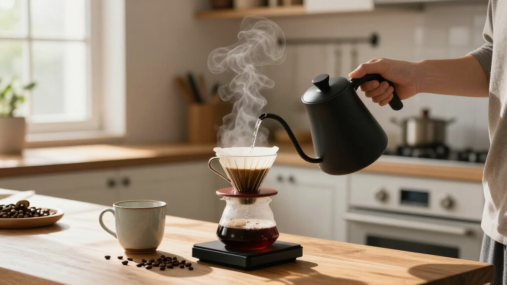 electric gooseneck kettle for pour over premium
