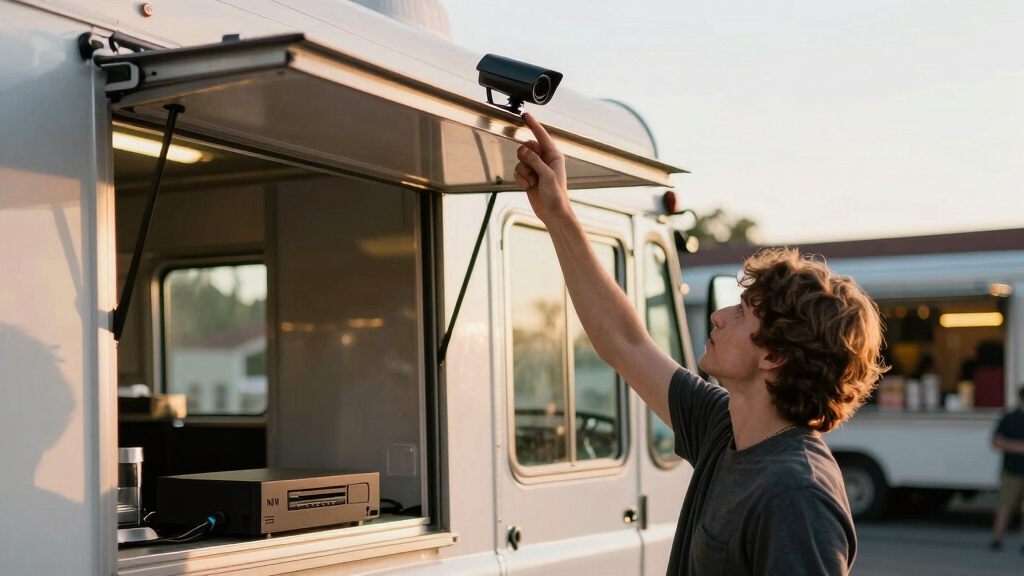 best security systems with NVR for food truck