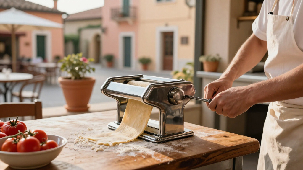 Italian pasta maker machines