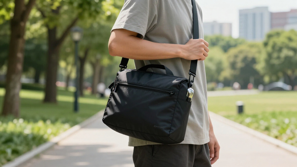 premium water bottle sling bag