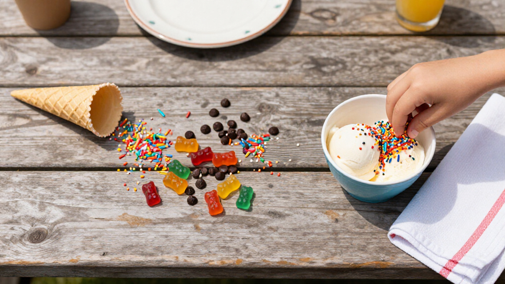 ice cream toppings for school parties