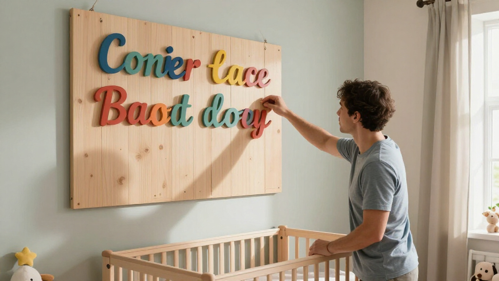 best script font nursery name signs