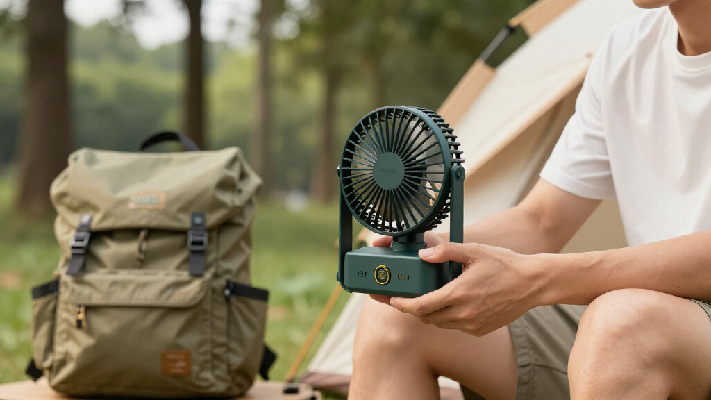 travel crate fan battery powered for camping