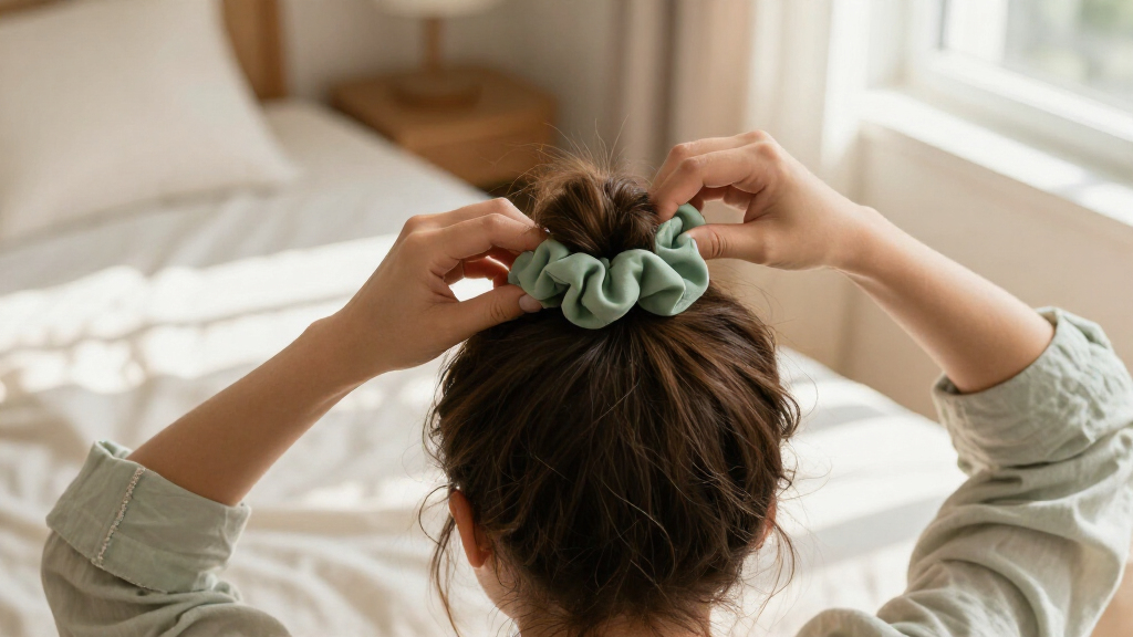 best scrunchies for bun hairstyles