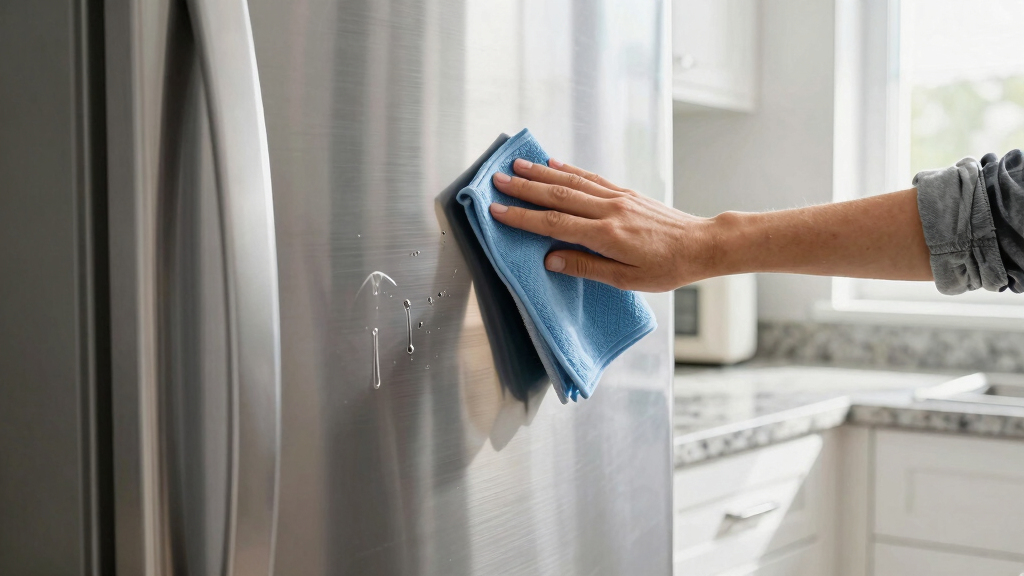 way to clean stainless steel appliances