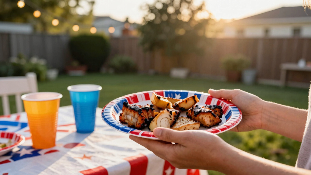 patriotic outdoor party supplies