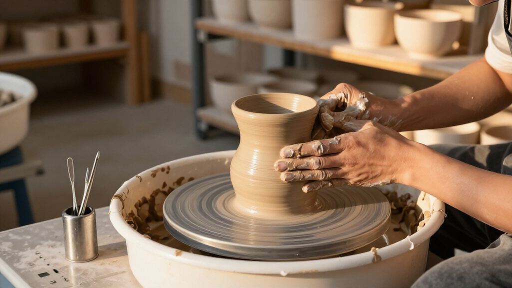 pottery wheel for professional artists