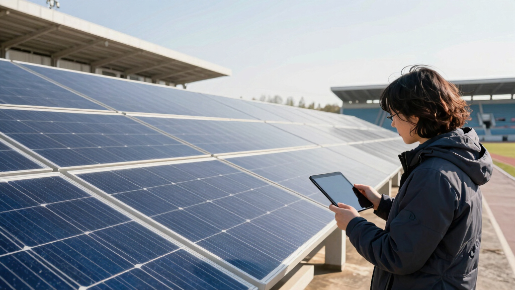 solar panel outdoor stadiums