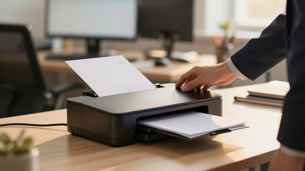 High speed document scanner for office