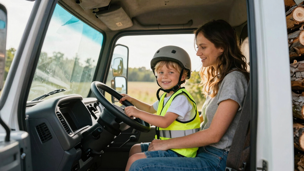 ride on logging truck for kids