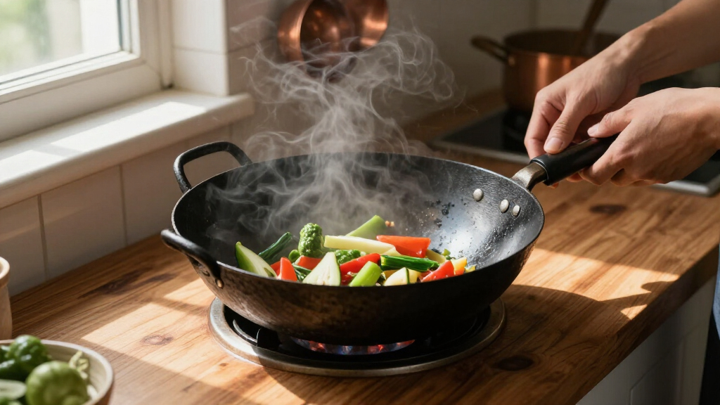 carbon steel wok under 200