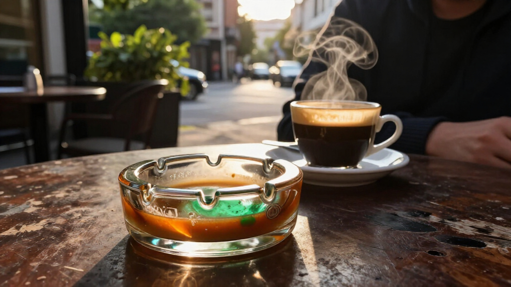 best vintage glass ashtrays