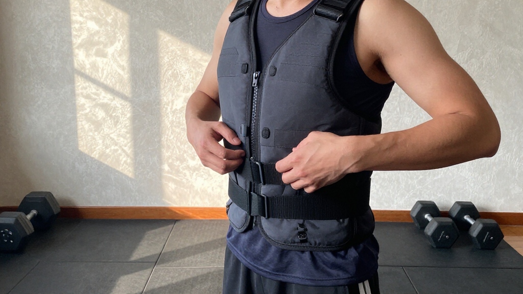 heavy adjustable weighted vest