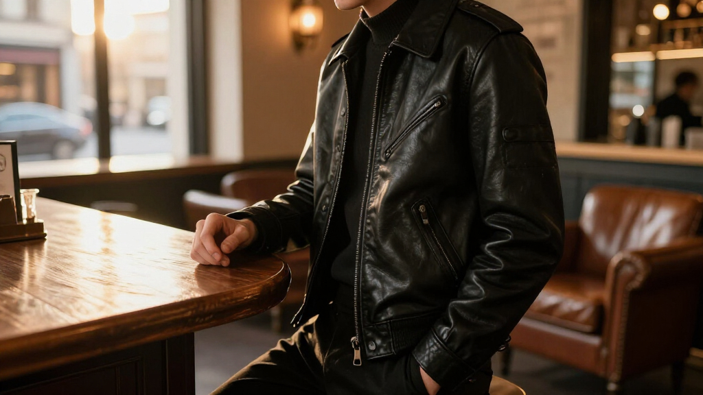 luxury leather jackets