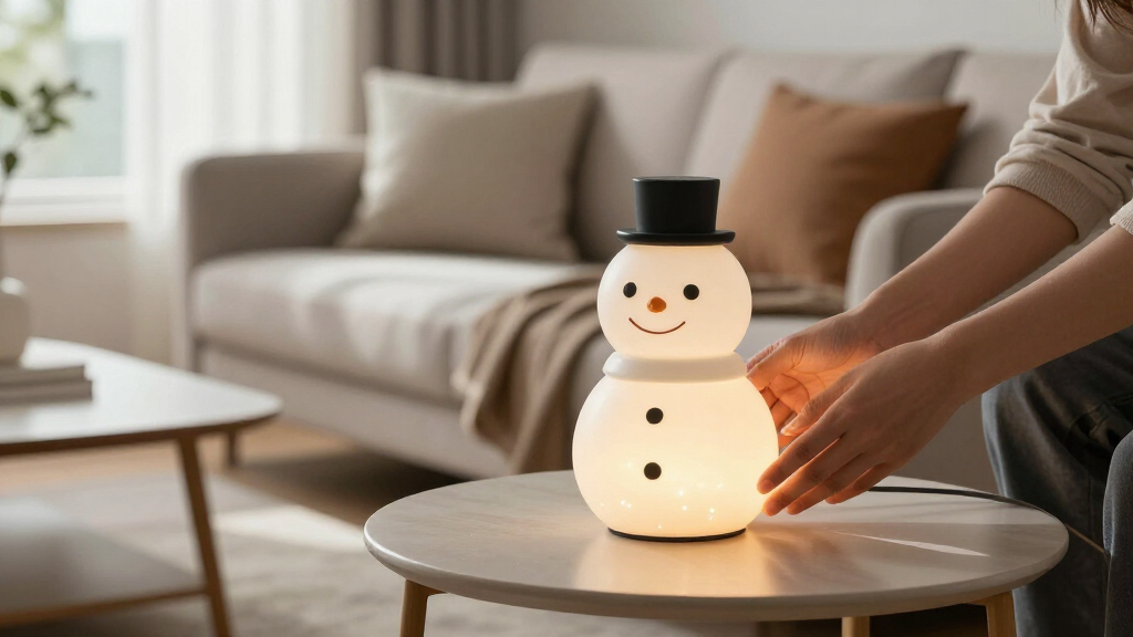 best rechargeable snowman lamps