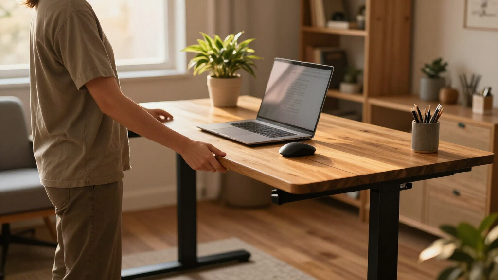 best l shaped standing desk for home office