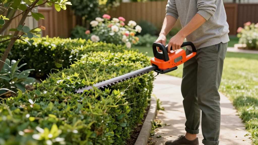 electric hedge trimmers
