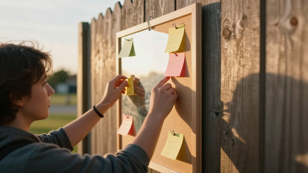 best mirrors with bulletin boards