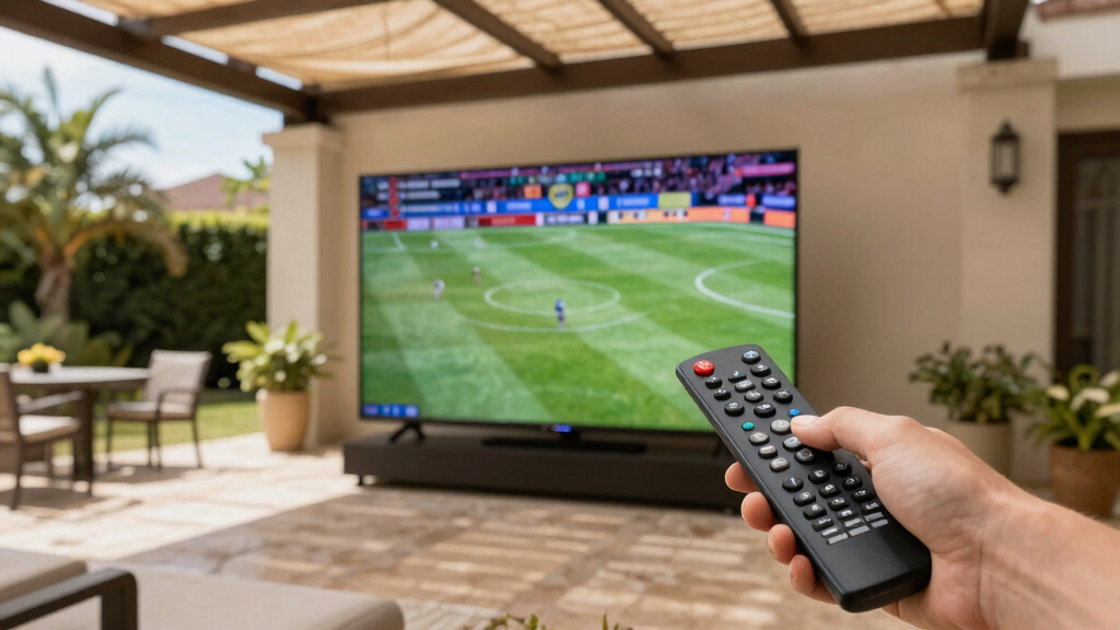 best full shade outdoor tv for sports fans