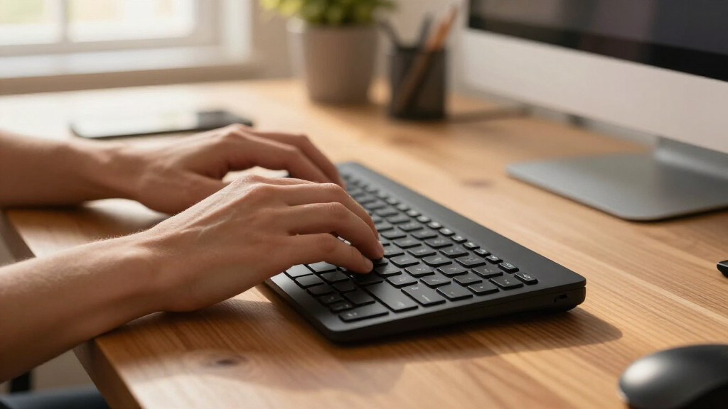 ergonomic wireless keyboard