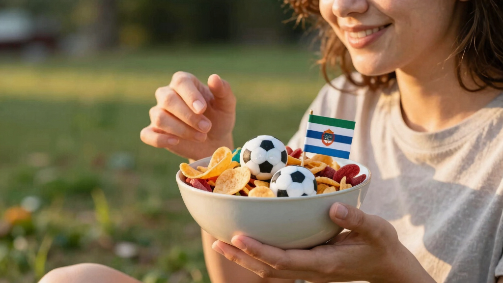 world cup themed snack bowls