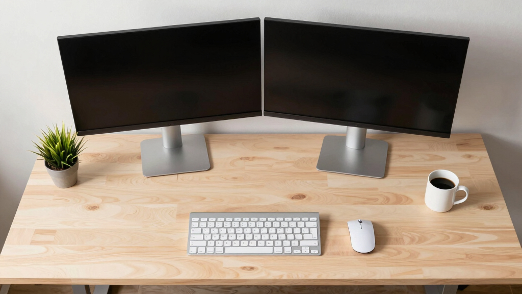 best standing desks for dual monitor setups