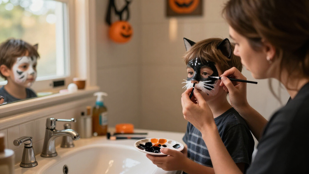 Halloween face paint