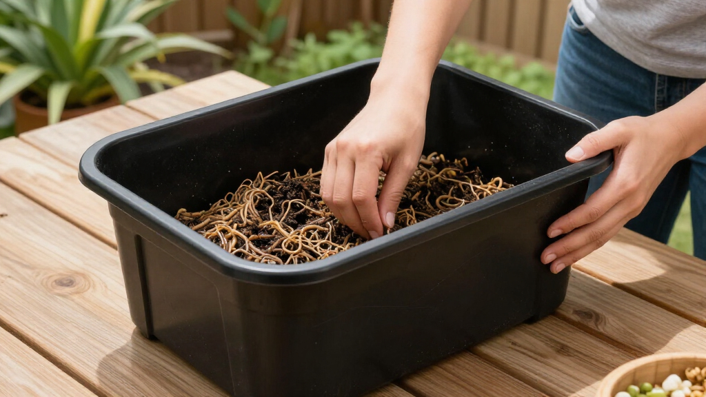 worm composting bins for home