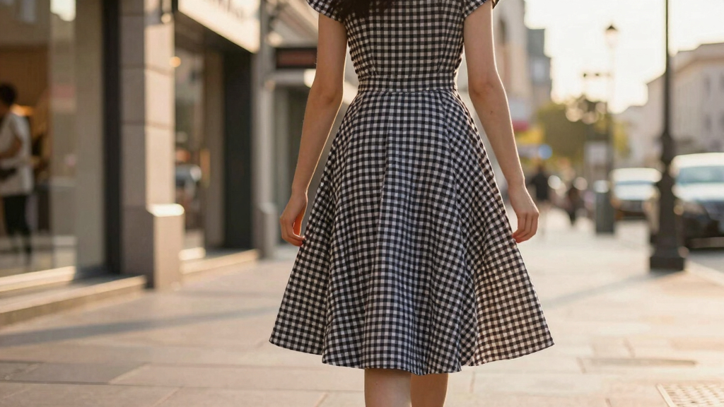 best black and white gingham dresses