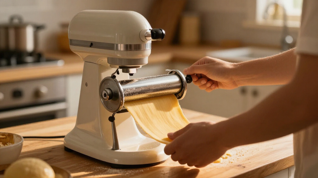 stand mixer attachments pasta roller keyword only