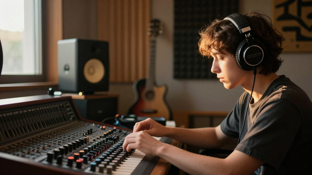 studio headphone cue system
