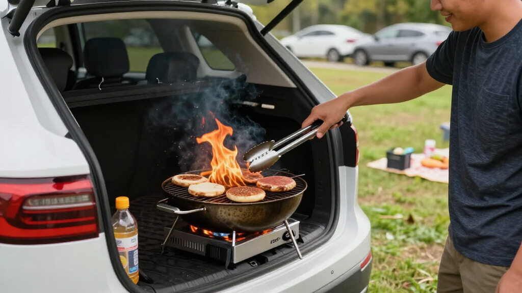 portable tailgate grills