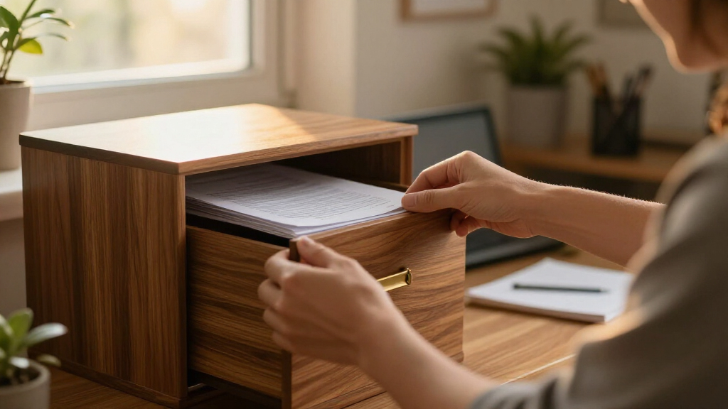 vertical filing cabinet for legal documents