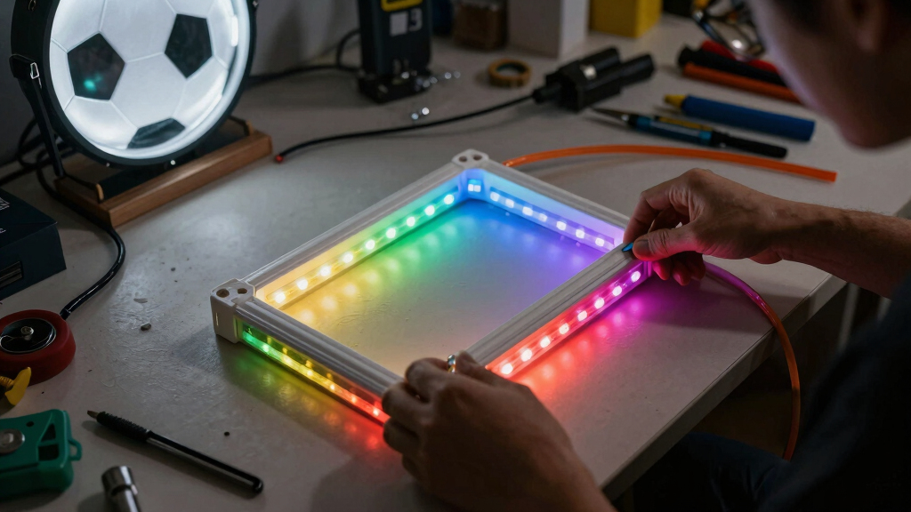 soccer fan LED light displays