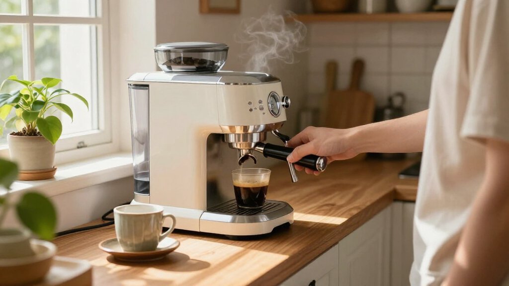 built in espresso machine
