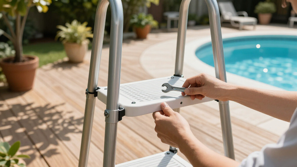 a frame pool ladders