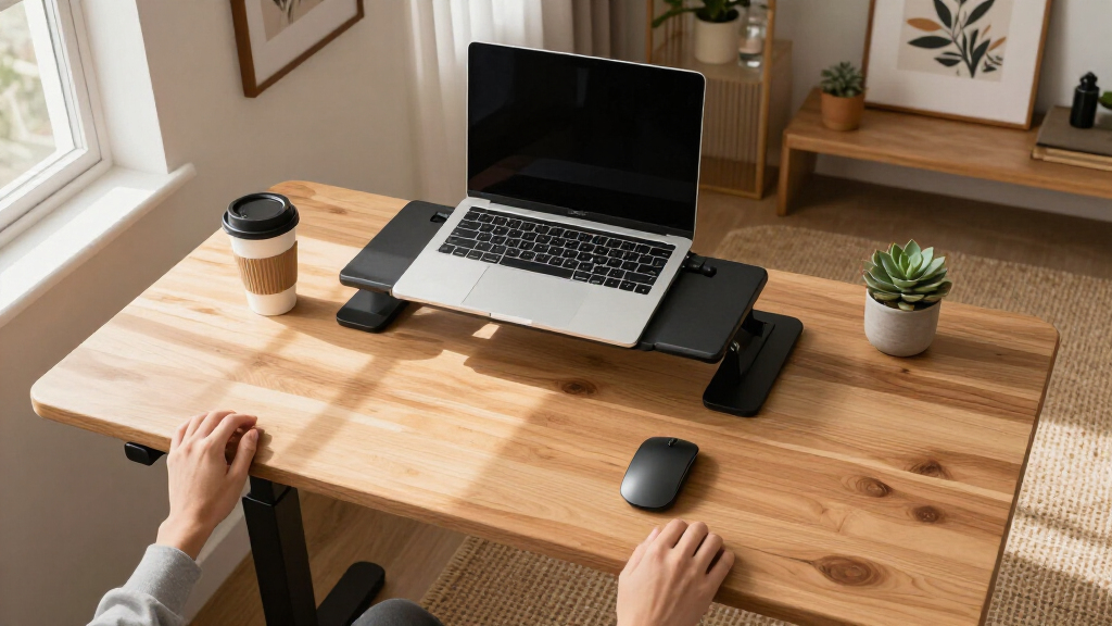 ergonomic standing desk converter