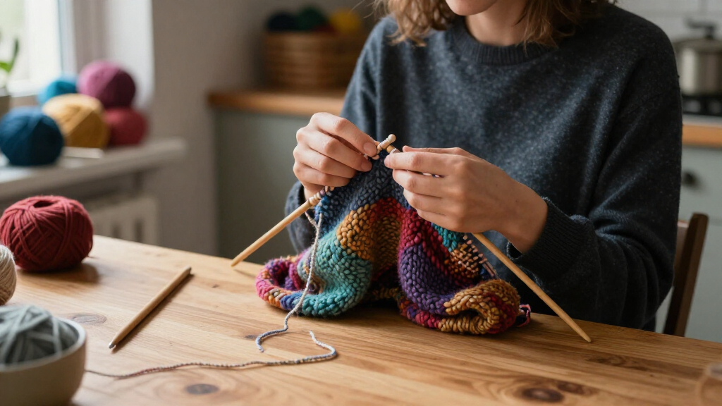 beginner knitting