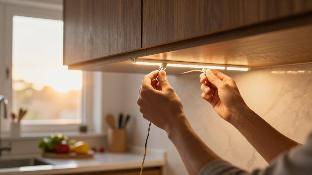 under cabinet lighting kits diy install