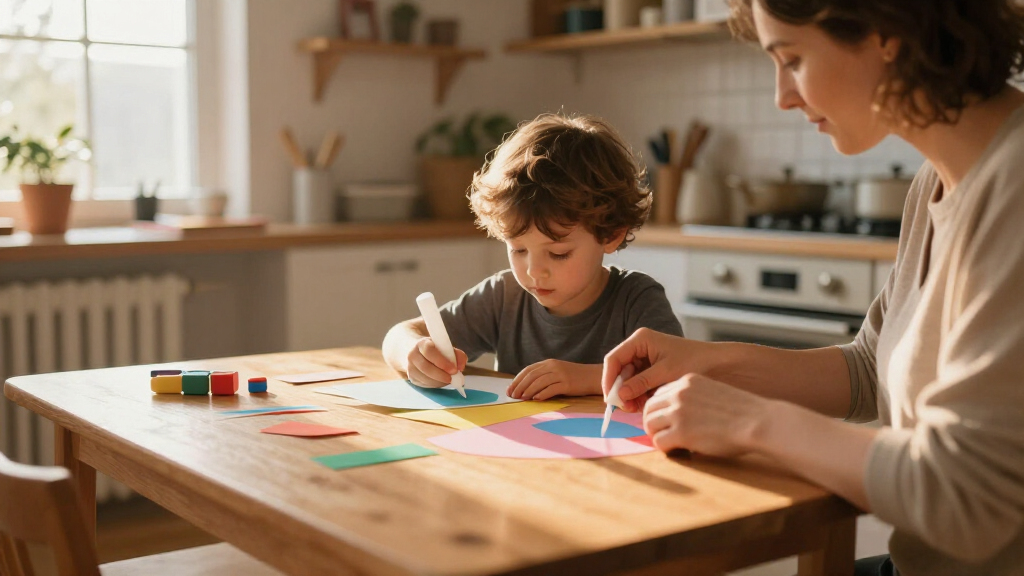 best craft table for children in two households