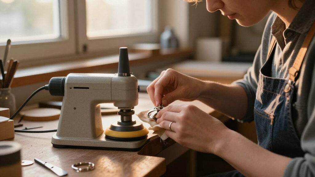 jewelry polishing machine bench buffer