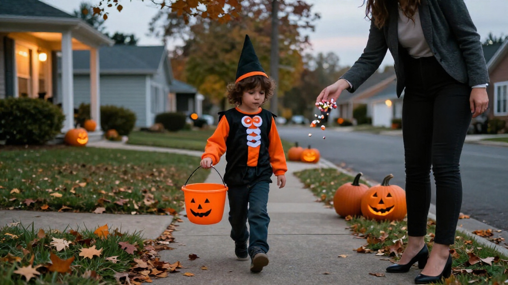 Halloween trick or treat buckets