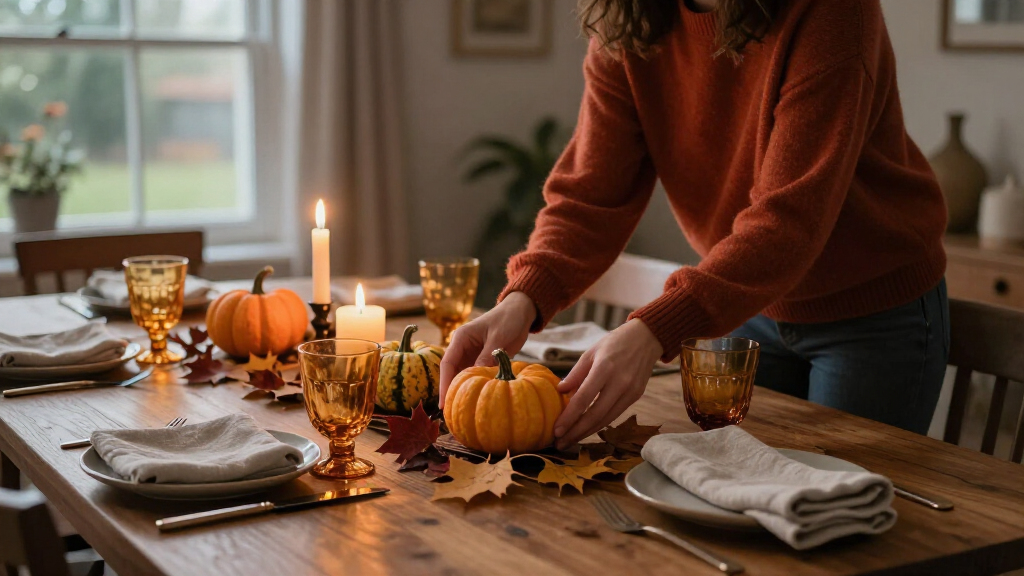 Halloween table decor