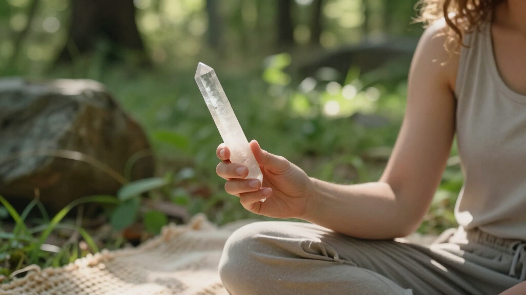 crystal healing wands
