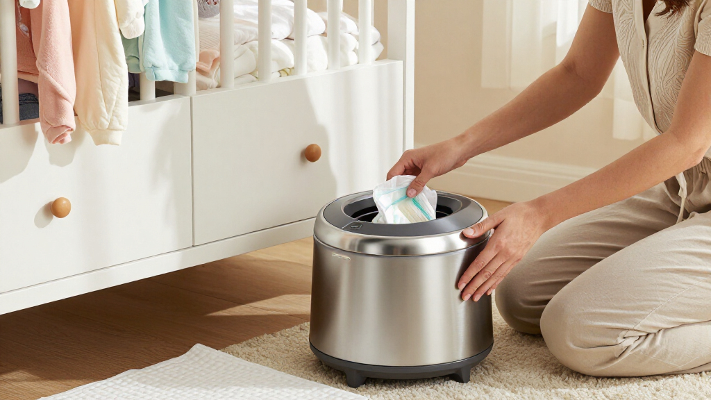 premium baby diaper pail systems