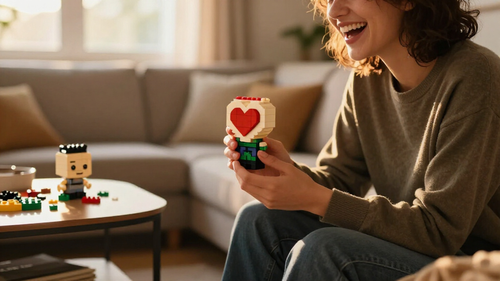 lego valentine brick heads