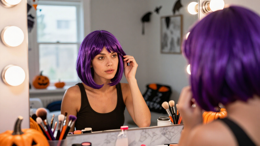Halloween hair wigs